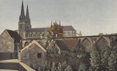 Sees, Cathedral, Ensemble S och rester av klostret av French Photographer