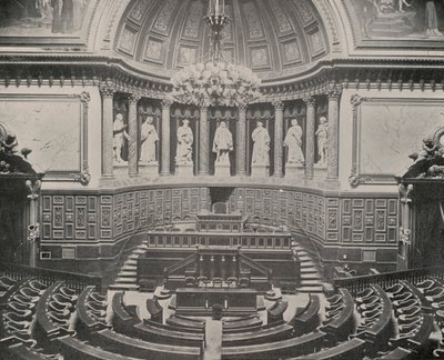 Senatskammaren, Palace of the Luxembourg (s/v foto) av French Photographer