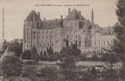 Solesmes, Sarthe, Benediktinerklostret av French Photographer