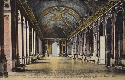 Spegelsalen, Palace of Versailles (färgfoto) av French Photographer