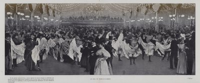 Balsalen i Moulin Rouge, Paris (s/v foto) av French Photographer