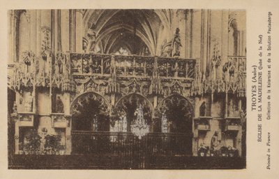 Troyes, Dawn, Kyrkan av Madeleine av French Photographer