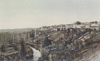 Valence-sur-Baise, allmän vy av French Photographer