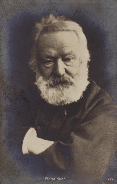 Victor Hugo (1802-1885), fransk poet, romanförfattare och dramatiker av French Photographer