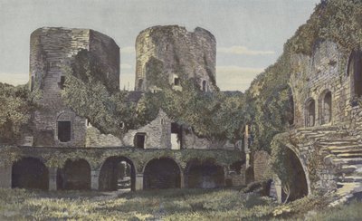 Villanraut, Chateau, sidan av gården av French Photographer