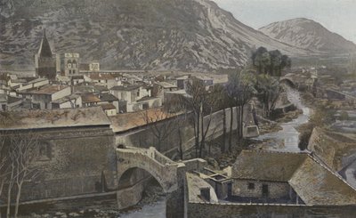 Villefranche-de-Conflent, allmän bild av French Photographer