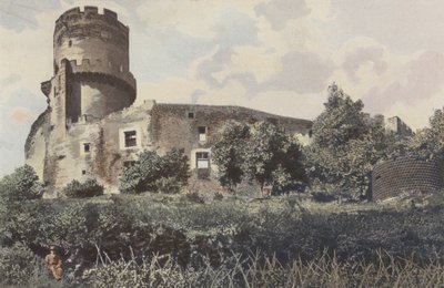 Volvic, fd Chateau de Tournoel, översikt av French Photographer