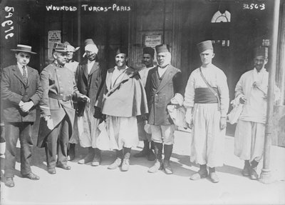 Sårade Turcos i Paris, 1914 av French Photographer