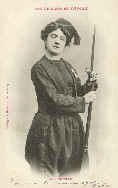 Zouave, Framtidens Kvinna av French Photographer