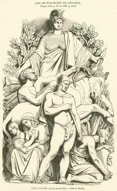 1815, eller Fred (gravyr) av French School