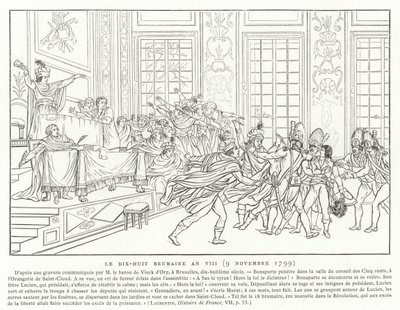 18 Brumaire, år VIII (9 november 1799) av French School