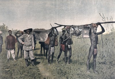 A Convoy on the Marchand Mission 1898, från Le Petit Journal, 1899 av French School