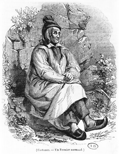 En bonde från Normandie, ca 1840 av French School