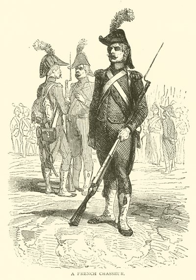 En fransk jägare (gravyr) av French School