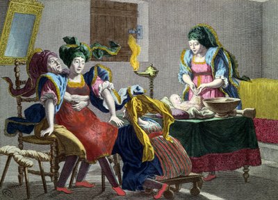 En grekisk kvinna från skärgården föder, 1700-talets andra hälft av French School