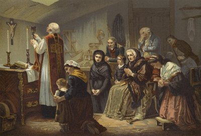 En mässa under terrorn, Frankrike, 1790-talet av French School