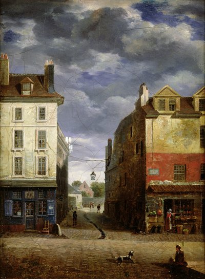 En gata i gamla Paris av French School