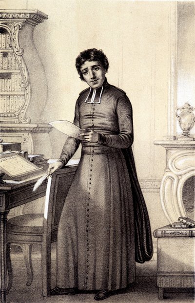 Abbe Emmanuel Joseph Sieyes - i "Galerie historique de la Revolution francaise" av Albert Maurin av French School