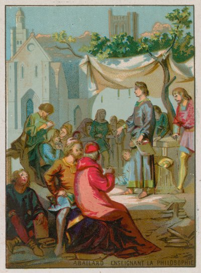 Abelard undervisar i filosofi av French School