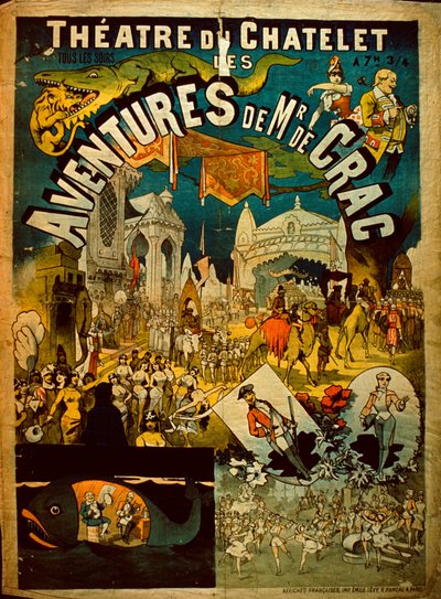Adventures of Mr De Crac - Fransk cirkusaffisch av French School
