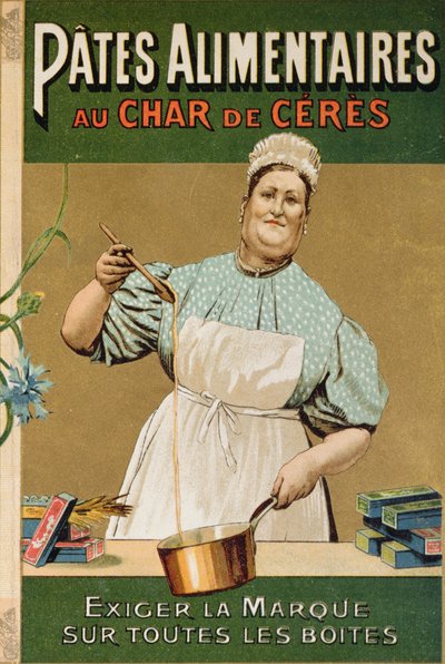Annons för Au Char de Ceres-pasta, ca 1900 av French School