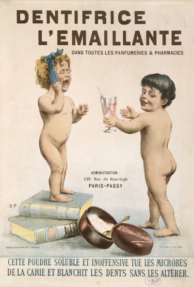 Annons för LEmaillante Dentifrice, 1892 av French School