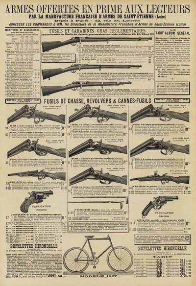 Reklam för vapen av French School