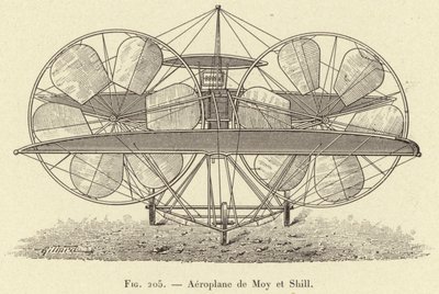 Airplane de Moy et Shill (gravyr) av French School