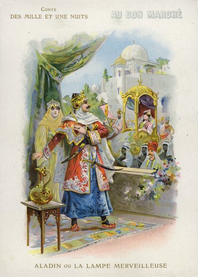Aladdin och den magiska lampan av French School
