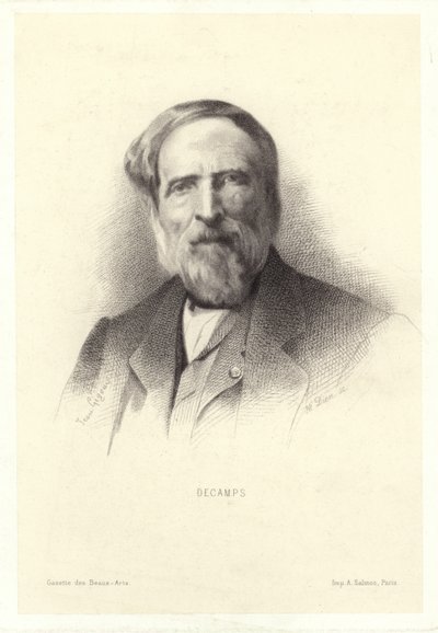 Alexandre-Gabriel Decamps, fransk målare av French School
