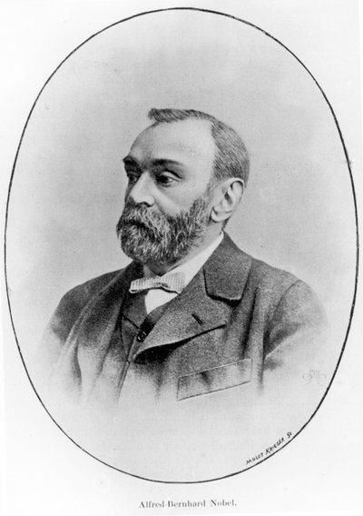 Alfred Bernhard Nobel av French School