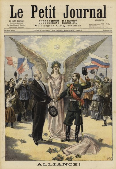 Allians mellan Frankrike och Ryssland, 1897 av French School