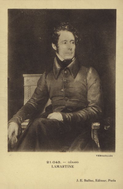 Alphonse de Lamartine av French School