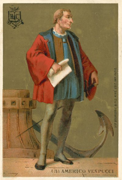 Amerigo Vespucci, italiensk navigatör av French School