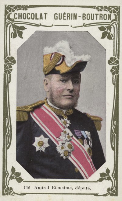 Amiral Bienaime, MP (färgat foto) av French School