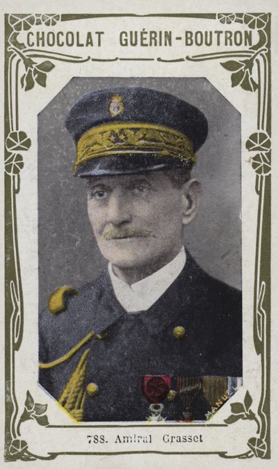 Amiral Grasset (färgat foto) av French School