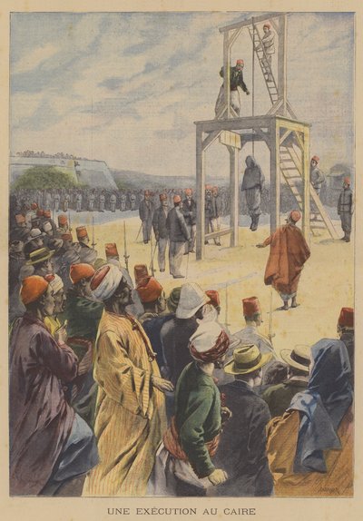 En avrättning i Kairo, Egypten av French School