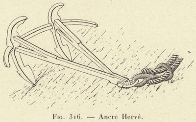 Ancre Herve (gravyr) av French School