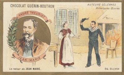 André Theuriet (1833-1907), fransk poet, romanförfattare och dramatiker, författare till "Jean-Marie", drama (1872) av French School