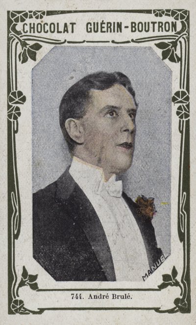 Andre Brule (färgad bild) av French School