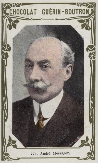 Andre Messager (färgad bild) av French School