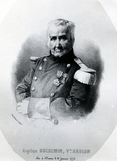 Angelique Duchemin, tryck gjord av R. Bertants, c.1848 av French School