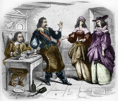 Anne "" Ninon"" från Enclo (eller Ninon de Lenclos eller Ninon de Lanclos av French School