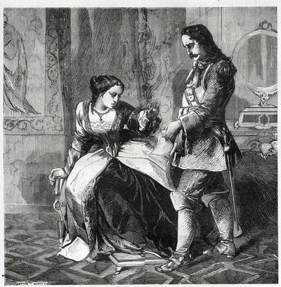 Anne Ninon”” av Enclo (eller Ninon de Lenclos eller Ninon de Lanclos av French School