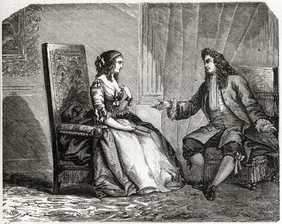 Anne Ninon”” av Enclos (eller Ninon de Lenclos eller Ninon de Lanclos av French School