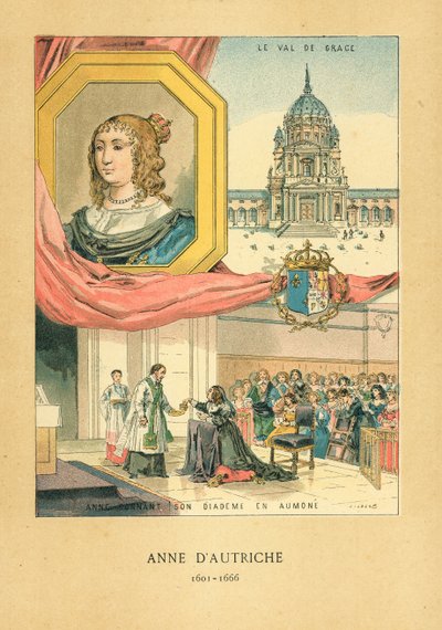 Anne av Österrike av French School