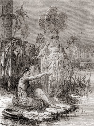 Anthony och Cleopatra fiskar med en flottilj av mindre farkoster på Nilen, från 