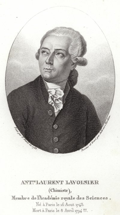 Antoine Laurent de Lavoisier av French School