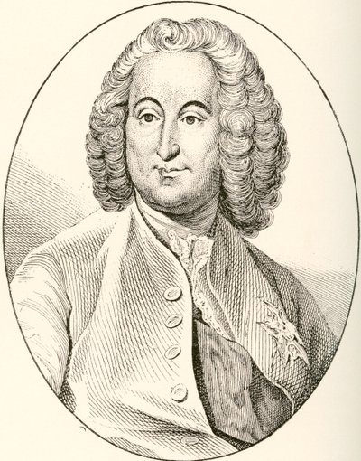 Antoine-Louis Rouillé, greve av Jouy-en-Josas, 16891761. Fransk statsman. Från Les Heures Libres publicerad 1908. av French School