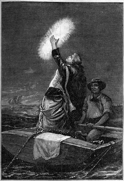 Utseendet av en gigantisk pyrosom, i "The Journal of Youth" av French School